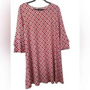 Paisley Grace dress, size M, bell sleeve,  36” shoulder to hem, 20” pit to pit